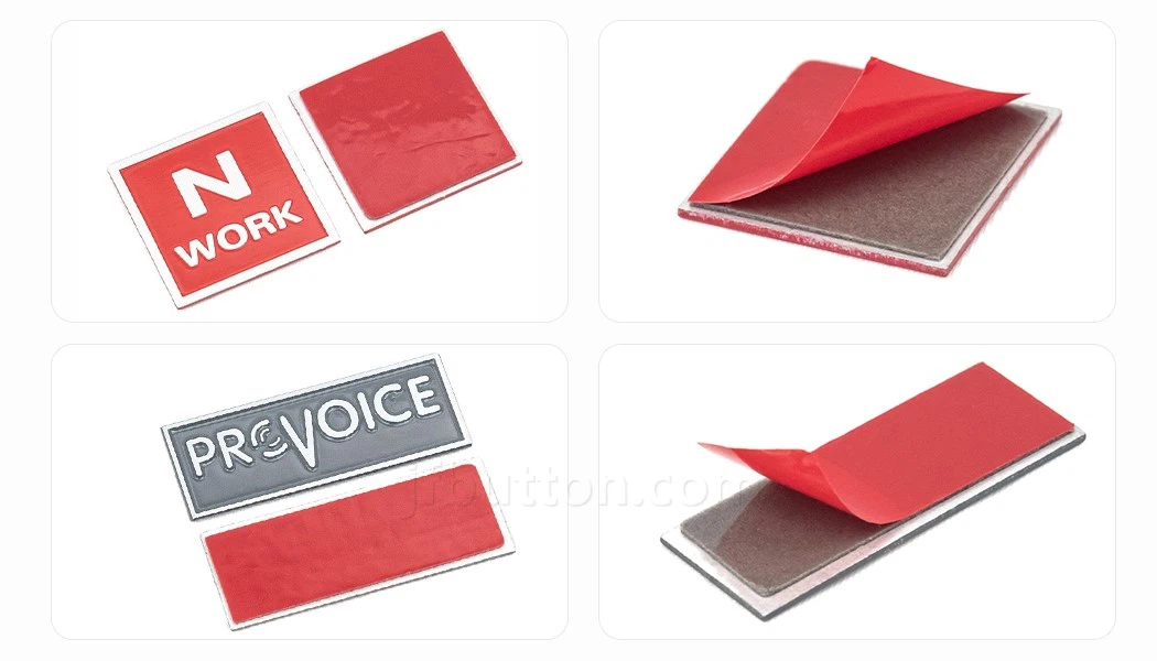 aluminum labels adhesive