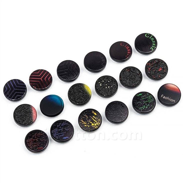 Black Military Snap Fasteners