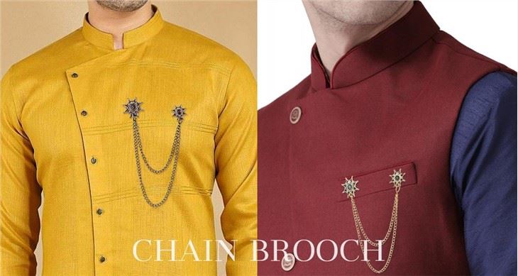 Crown Brooch For Men