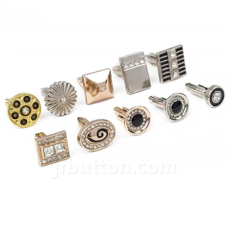 White Gold Cufflinks With Diamonds