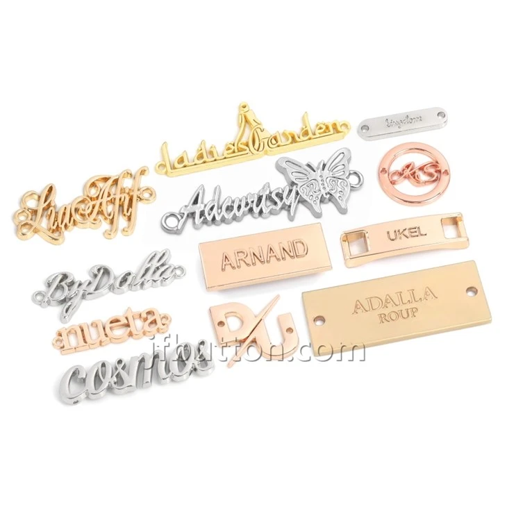 Metal Logo for Clothes