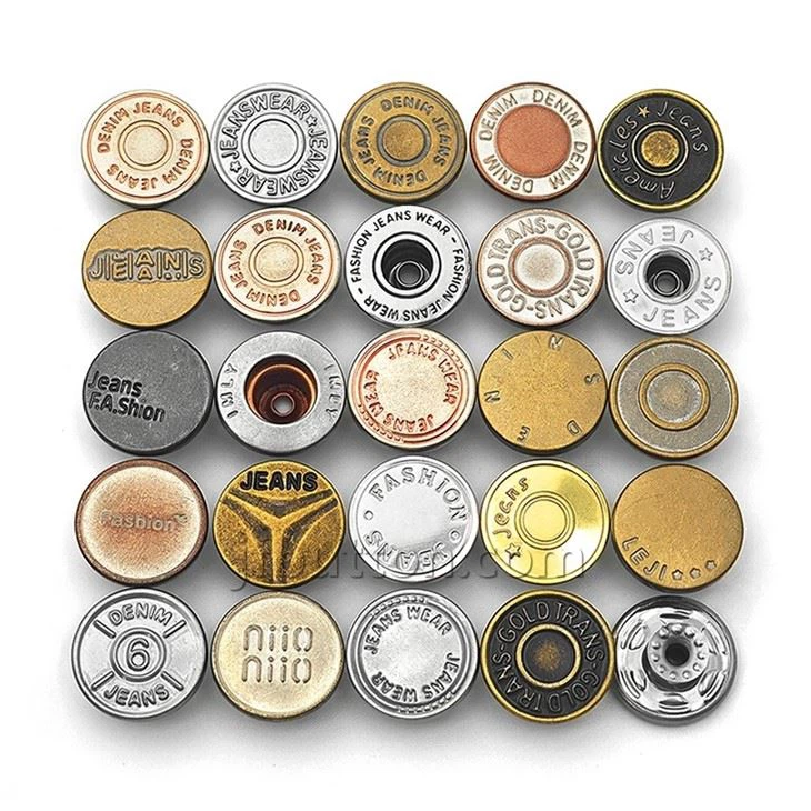 Brass Jean Buttons