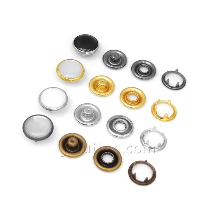 Metal Ring Prong Snap Buttons