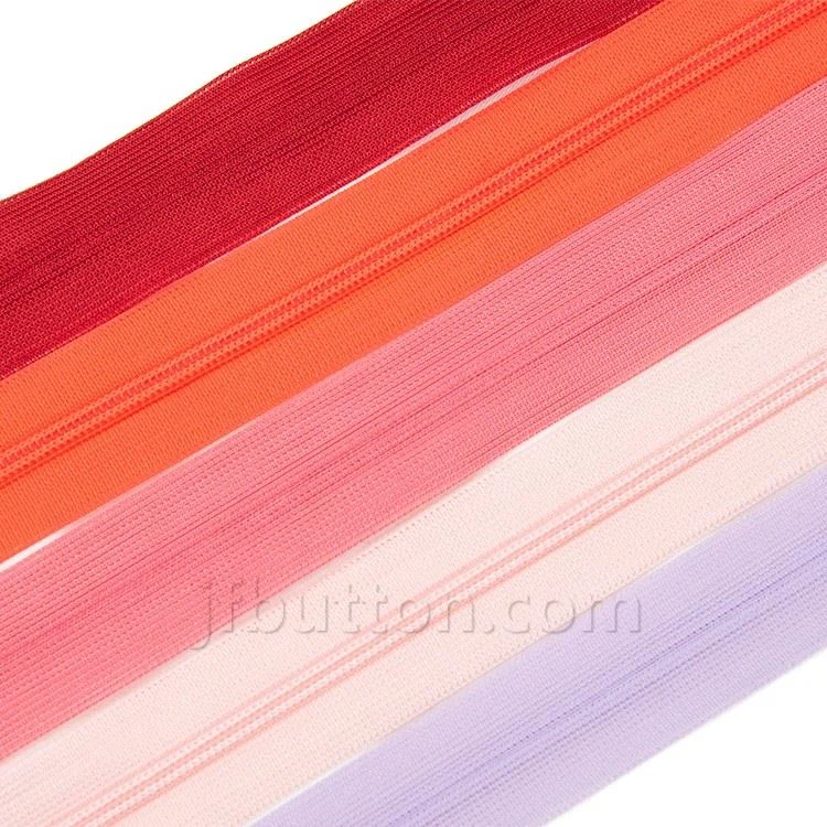 Red Invisible Zipper